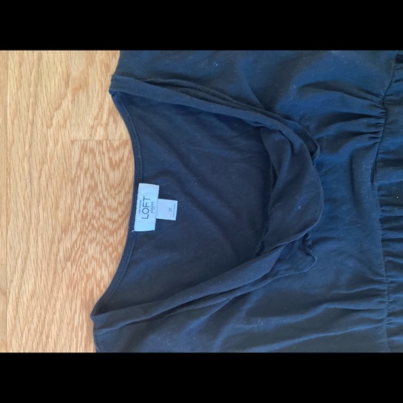 5/$25 LOFT cotton stretch drop jersey  dress. Size PS - Picture 3 of 4